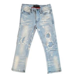EC KIDS ENCRYPTED BRAND DISTRESSED JEANS SZ.4T